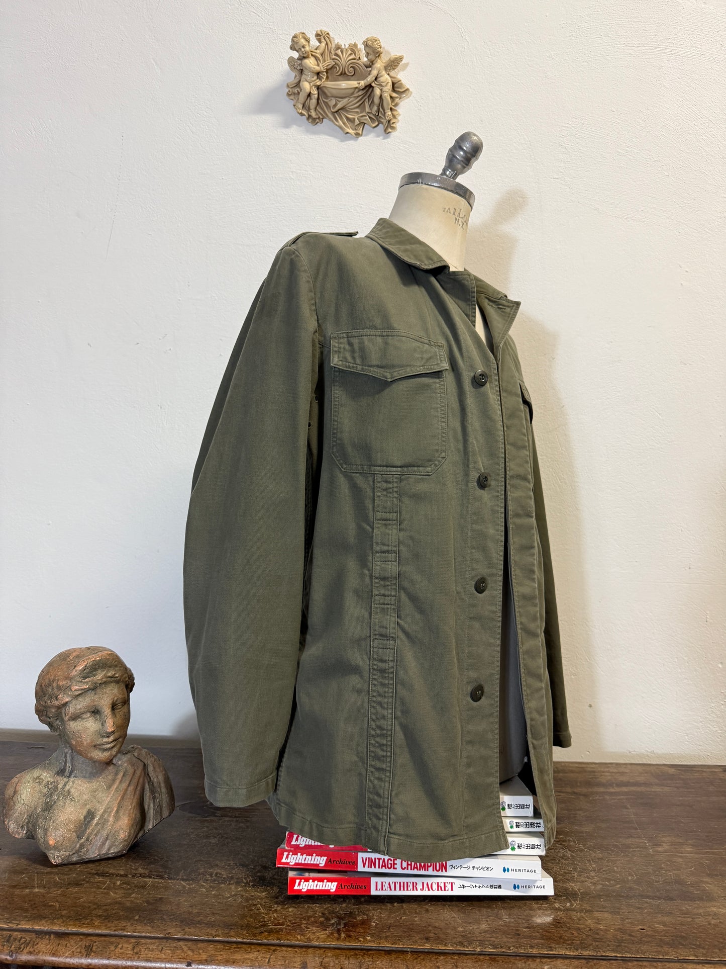 Vintage German Army Moleskin Jacket “L”