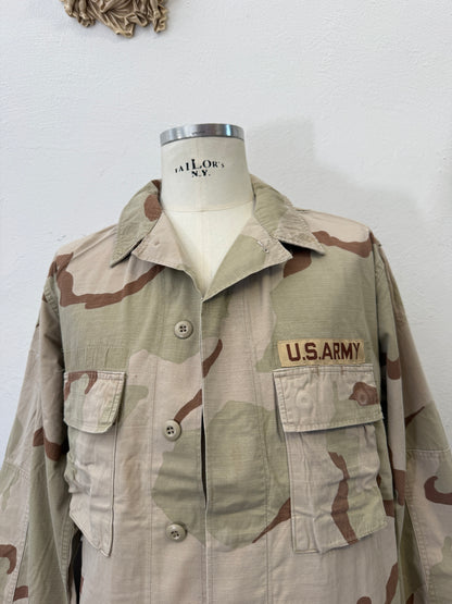 Vintage BDU Camo Jacket Ripstop US Army – XL