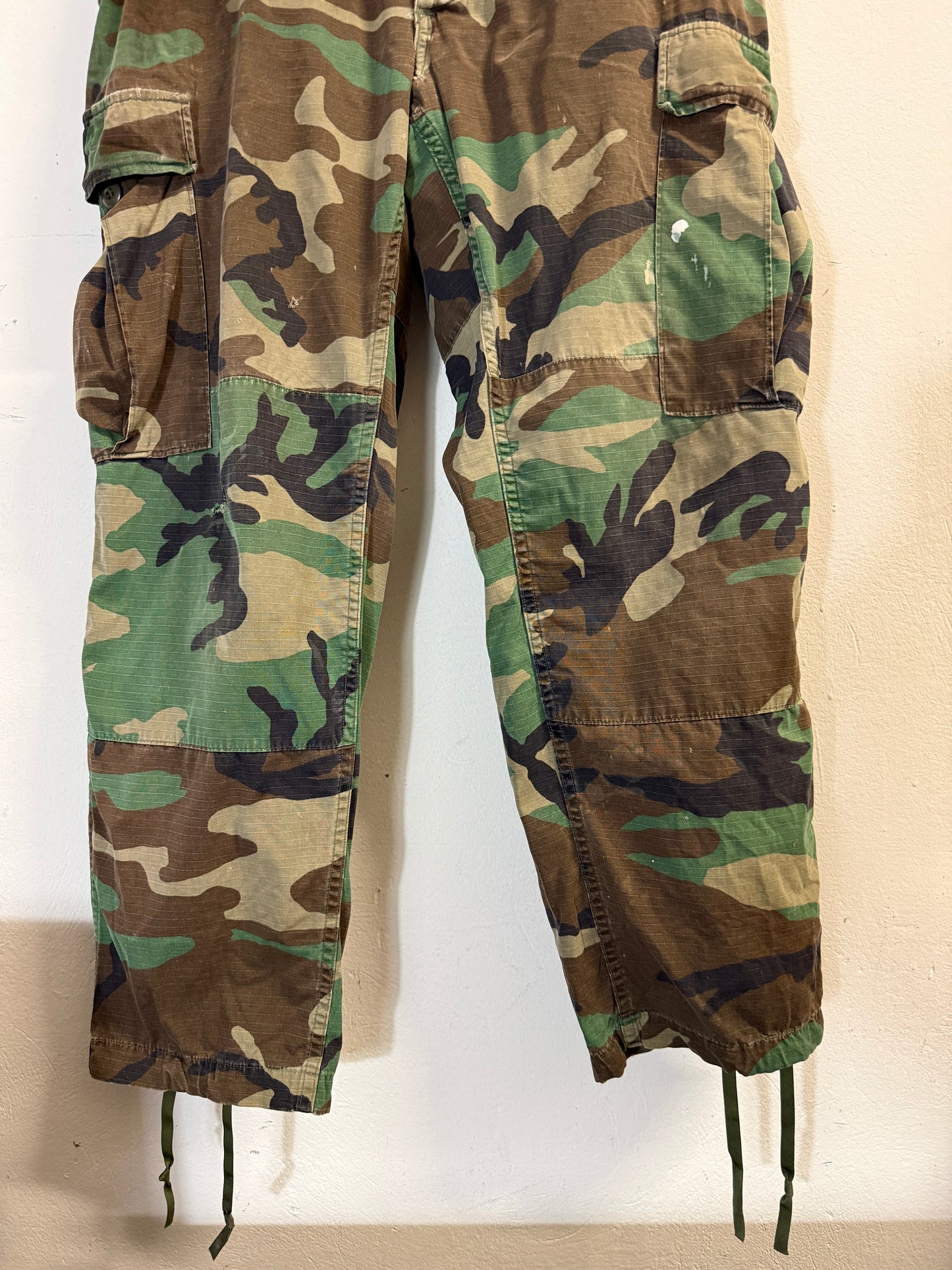 Vintage Woodland Camo Cargo Pants Us Army Rip Stop “W34”