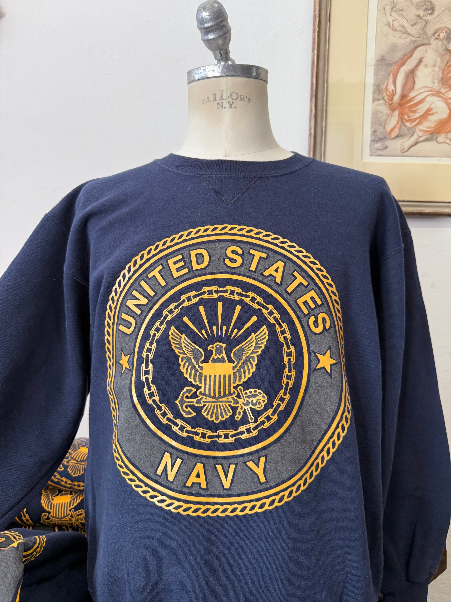 Vintage 1990s US Navy Sweatshirt - Made in USA