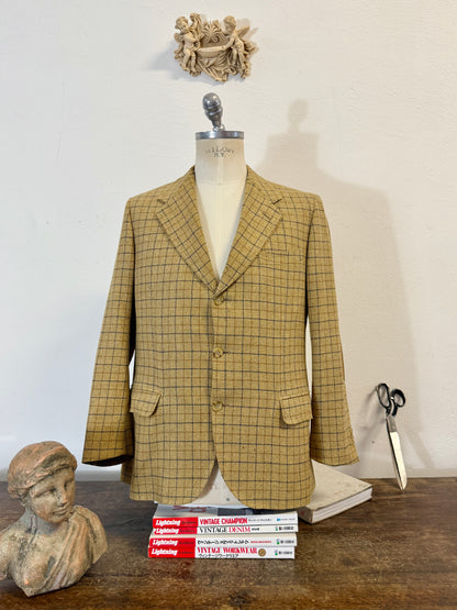 Vintage Checkered Canali Wool/Cachemire Jacket “M”