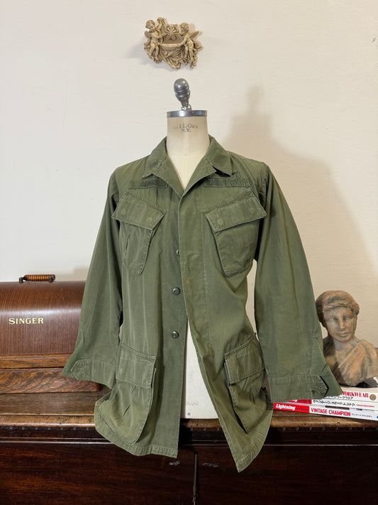 Vintage Rip Stop Jungle Jacket U.S. ARMY “M/L”