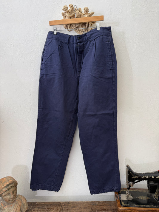 Vintage 80’s Italian Navy Pants “W35”