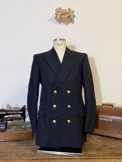 Vintage 90’s Italian Navy Double Breasted Jacket “L/XL”