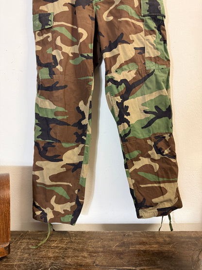 Vintage Woodland Camo Cargo Pants Us Army Rip Stop “W36”