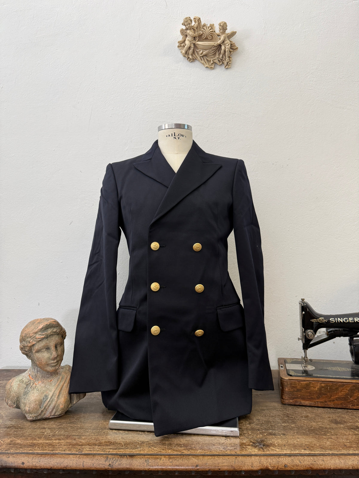 Vintage 90s Guardia di Finanza Double-Breasted Jacket “L”