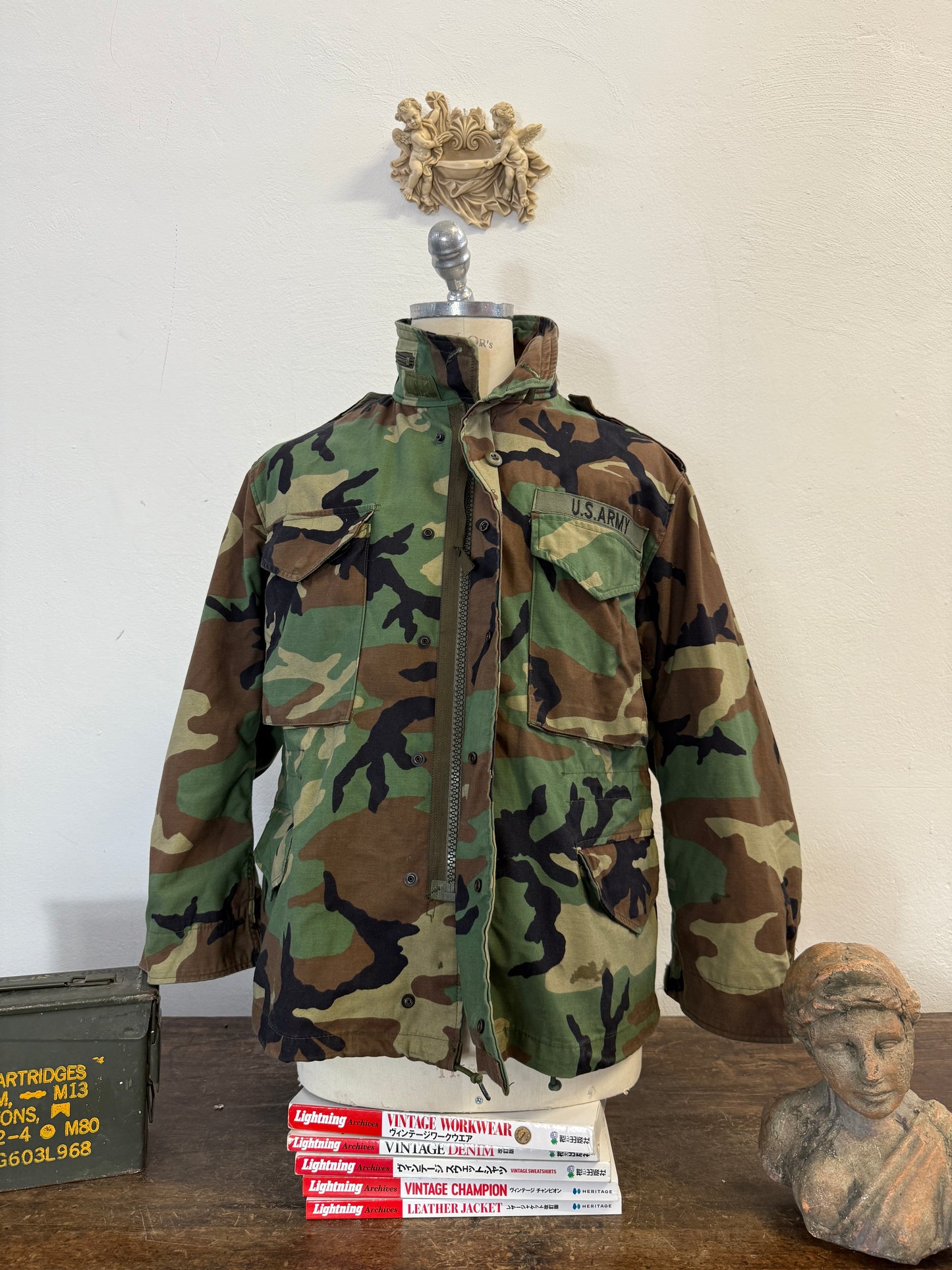 Vintage Woodland Field Jacket M65 Us Army “M”