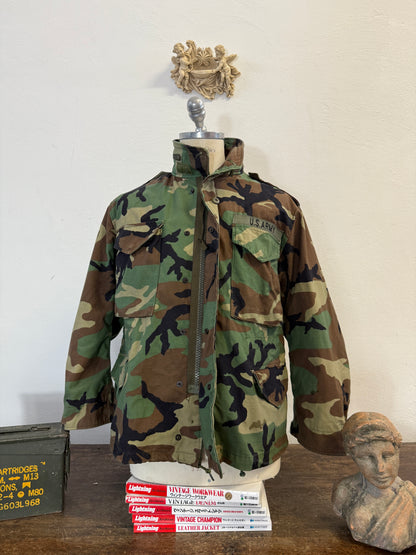 Vintage Woodland Field Jacket M65 Us Army “M”