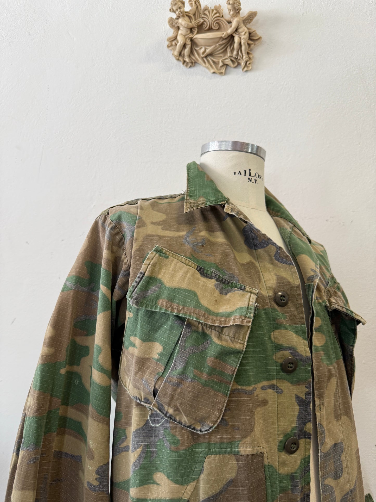 Vintage 60’s Jungle Jacket ERDL Ripstop “M”
