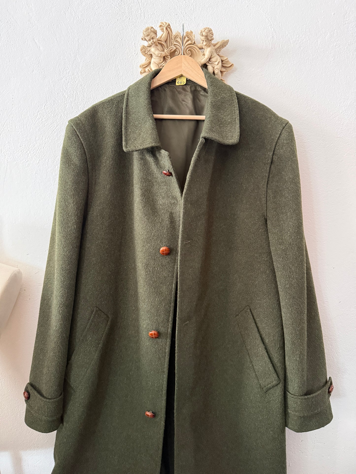Vintage 80’s Loden Coat “XL”