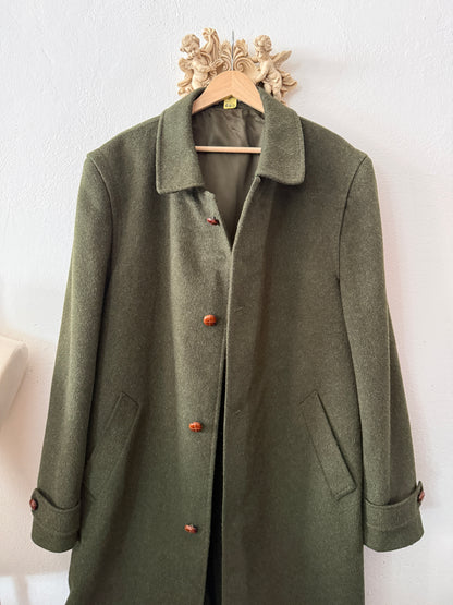 Vintage 80’s Loden Coat “XL”