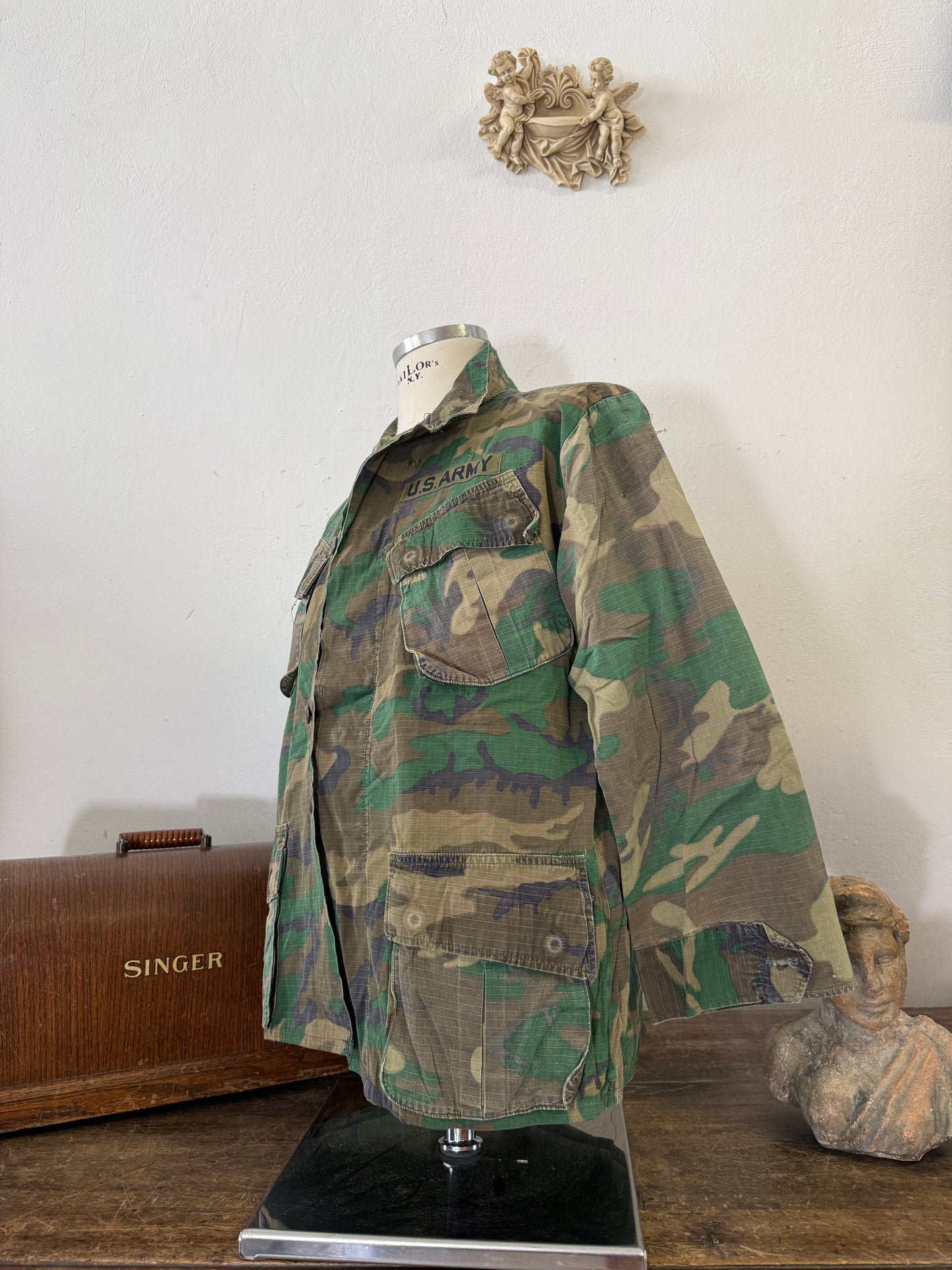 Vintage Jungle Jacket ERDL Us Army “M”