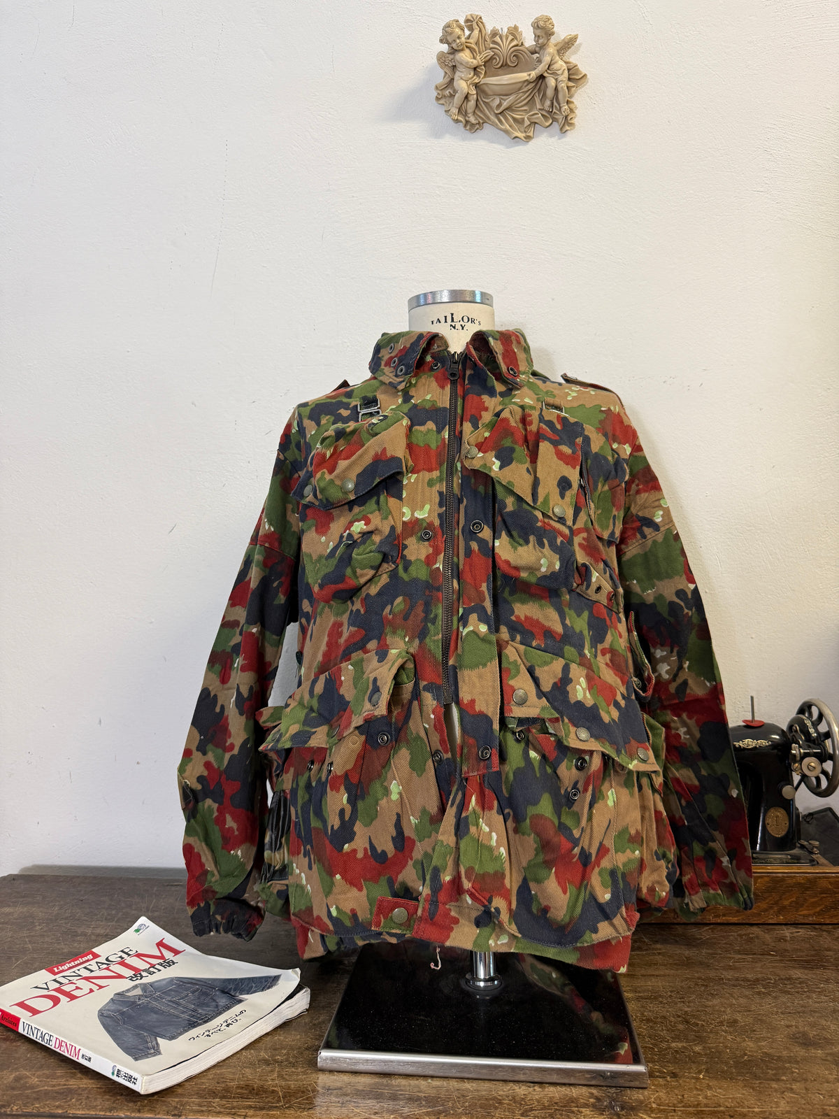 Vintage Swiss Army Camo Jacket M70 “L/XL”