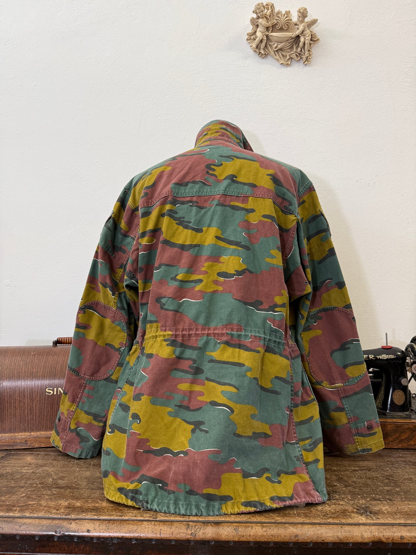 Vintage Belgian Army Camo Jacket “XL”