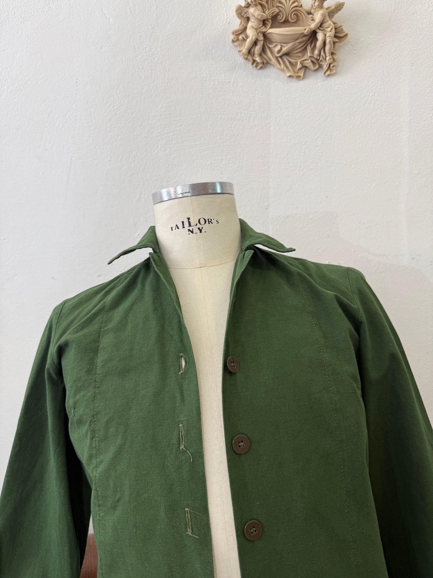 Vintage 80’s Woman Swedish Army Shirt - XS