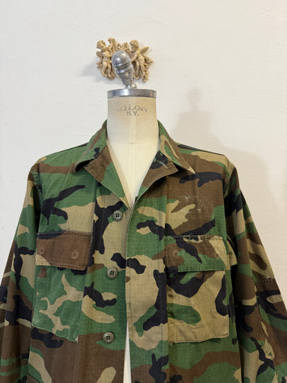 Vintage Woodland Jacket Rip Stop Us Army “L/XL”