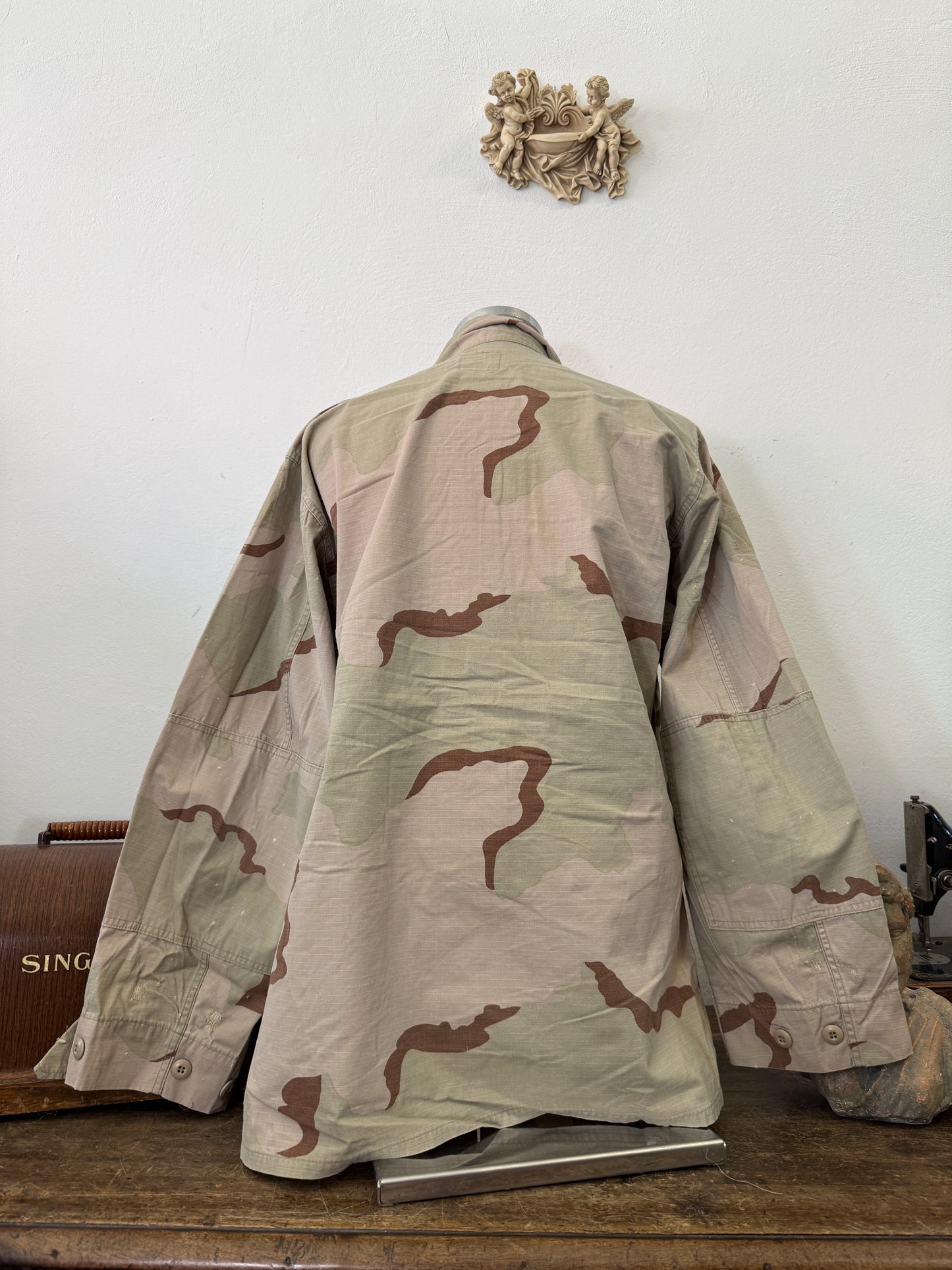 Vintage BDU Camo Jacket Ripstop US Army – XL