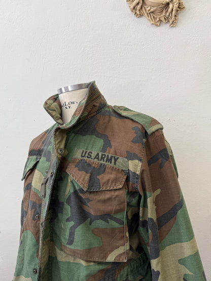 Vintage Woodland Field Jacket M65 Us Army “S”