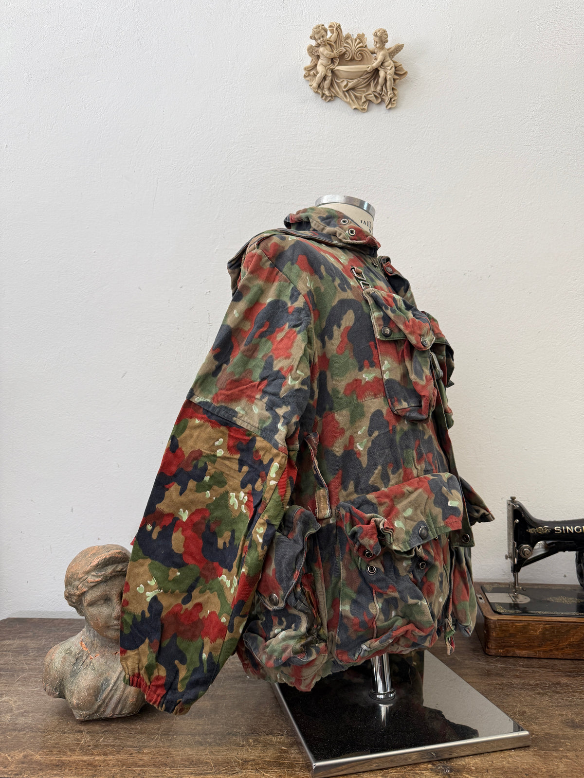 Vintage Swiss Army Camo Jacket M70 “L/XL”