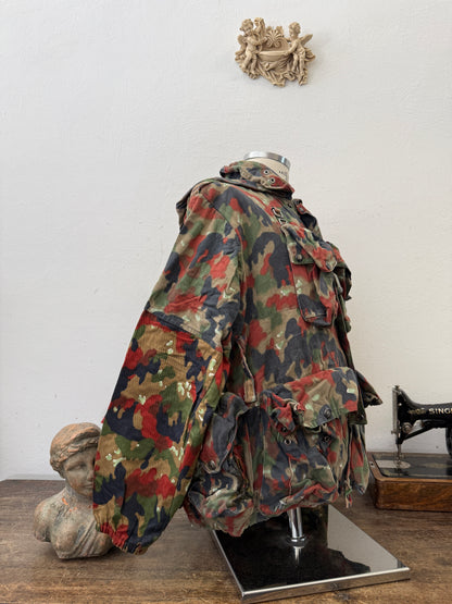 Vintage Swiss Army Camo Jacket M70 “L/XL”
