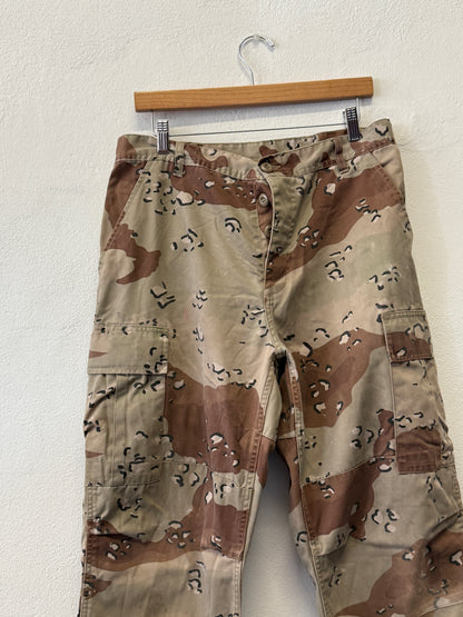 Vintage BDU Cargo Pants Made in Usa Desert Chocolate  “W33”