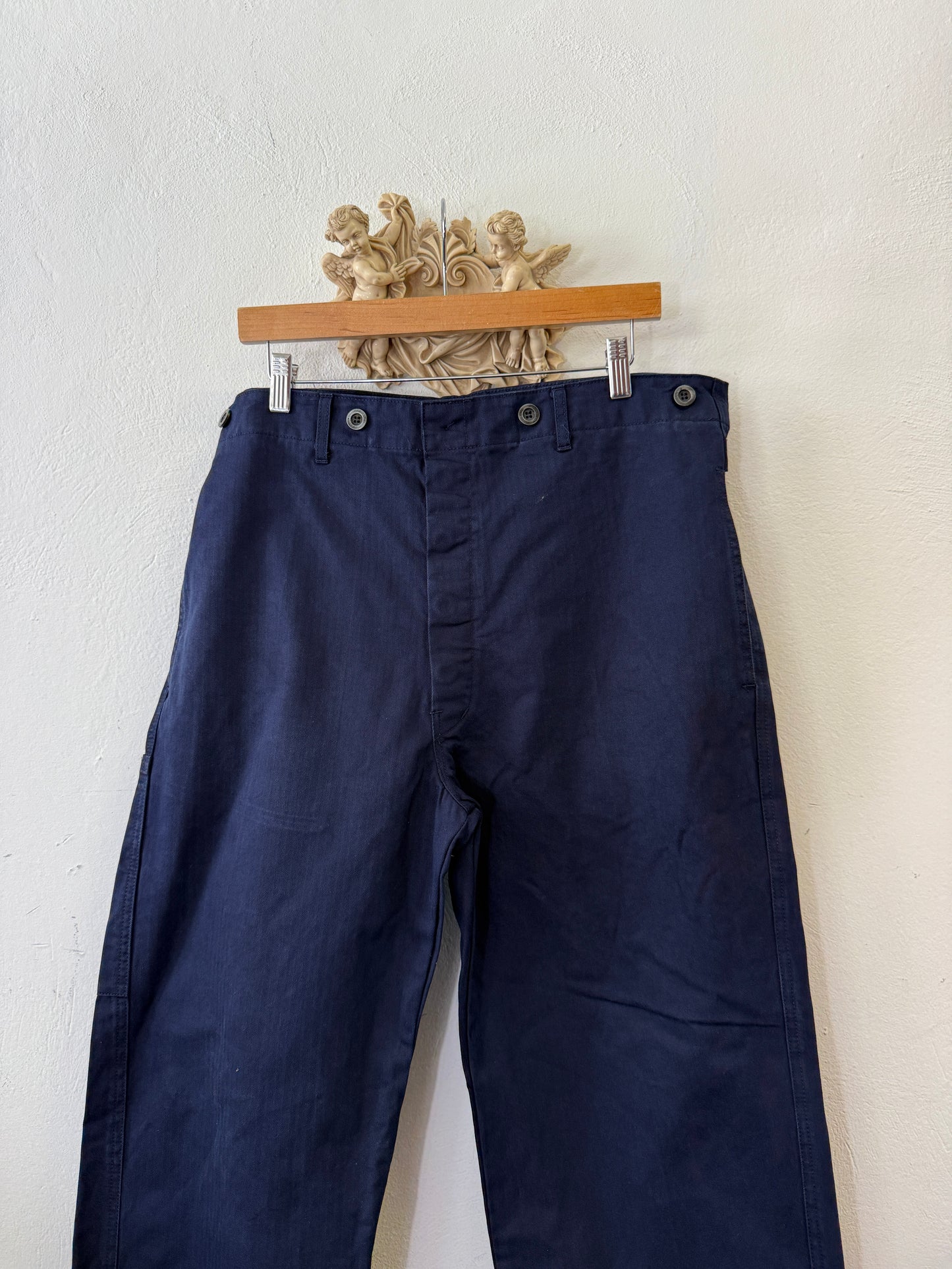 Vintage German Army Work Pants HBT “W36”