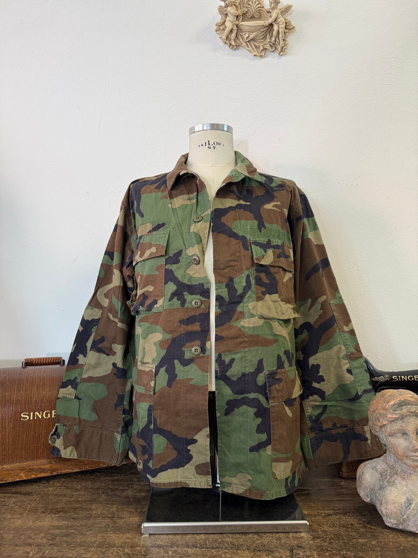 Vintage Woodland Us Army Jacket “XL”