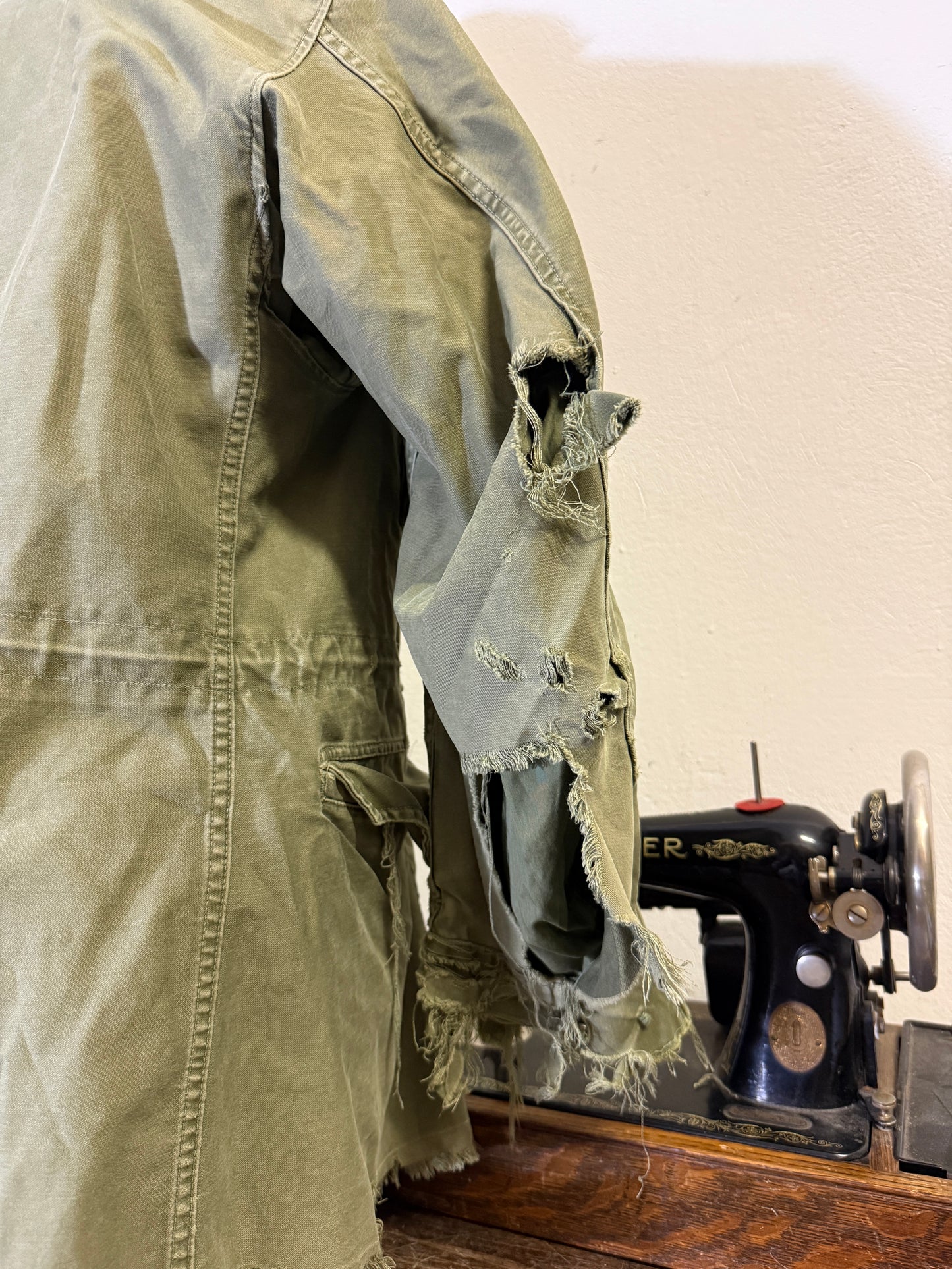 Distressed Vintage Field Jacket M51 US Army “M”