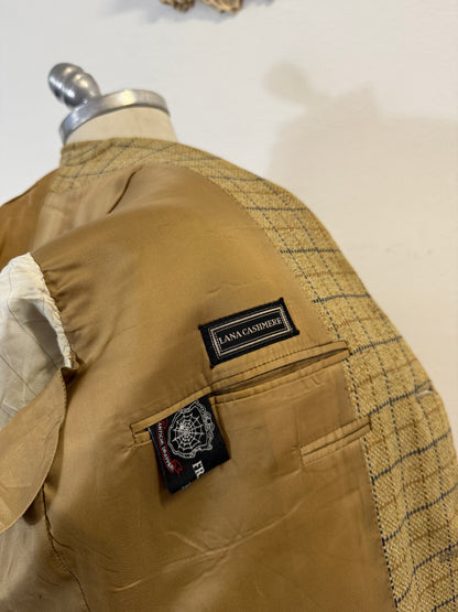 Vintage Checkered Canali Wool/Cachemire Jacket “M”