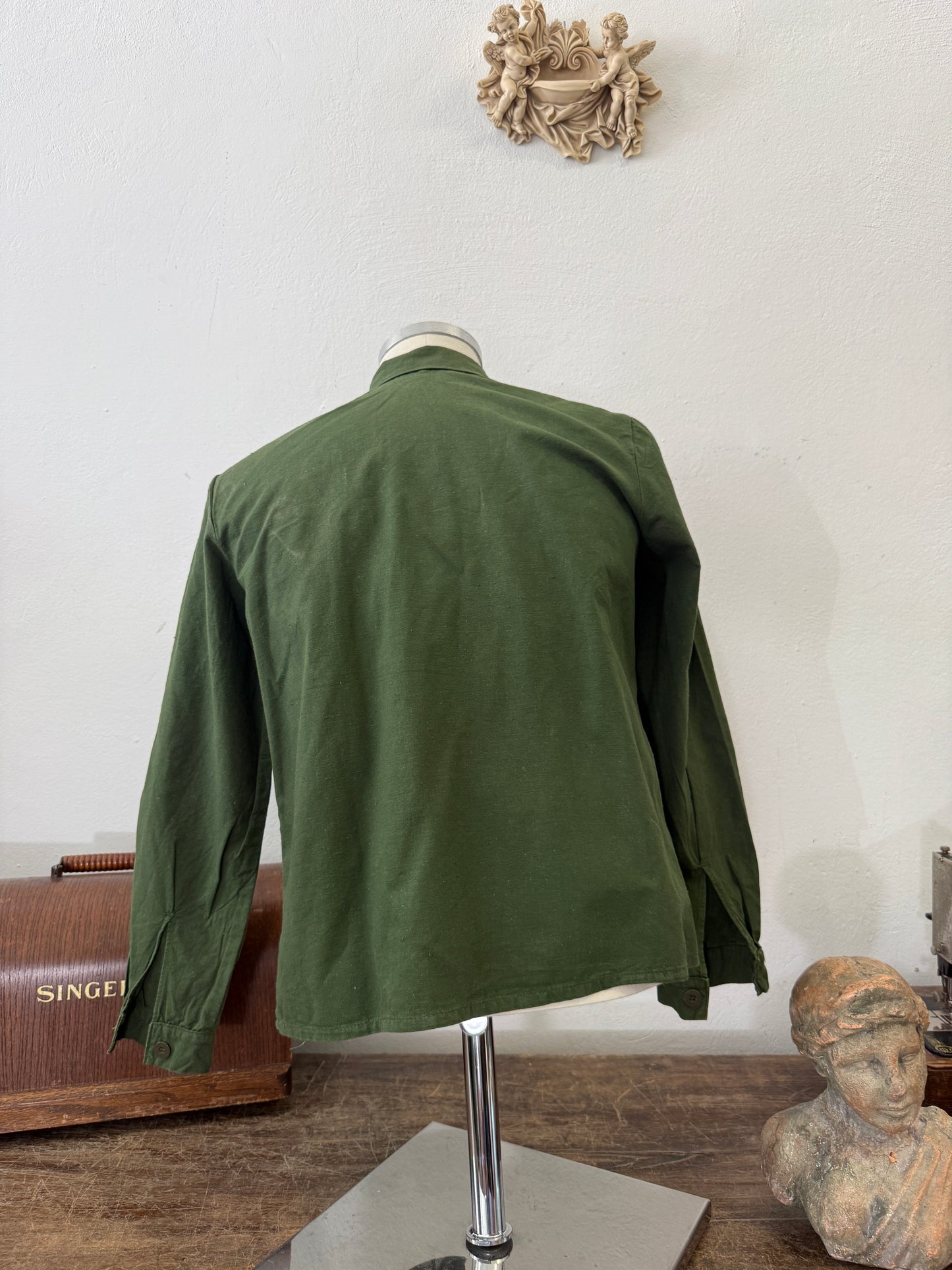 Vintage 80’s Woman Swedish Army Shirt - XS