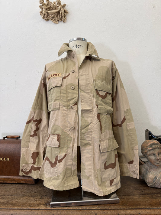 Vintage BDU Camo Jacket Ripstop US Army – L/XL