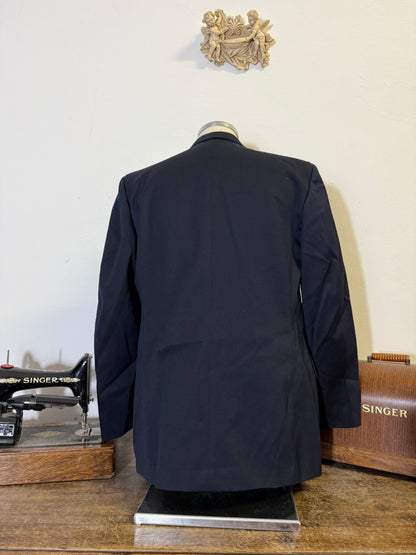 Vintage 00’s Italian Navy Double Breasted Jacket “L”