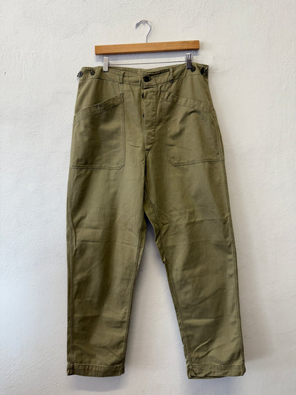 Vintage 80’s German Army Cargo Pants - Sand “W33~35”