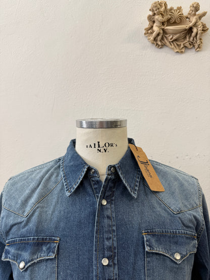 Western “Jeckerson” Denim Shirt - S, M, L