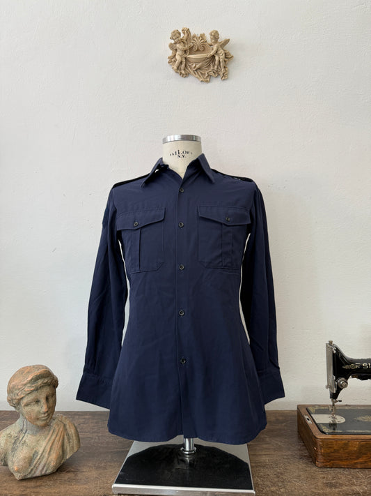 Vintage 70’s French Army Shirt “S”