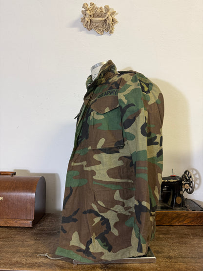 Vintage Woodland Field Jacket M65 Us Army “M/L”