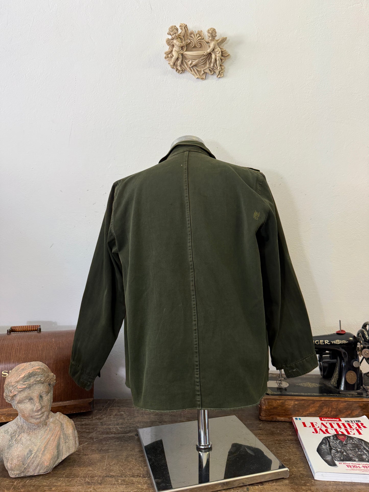 Vintage 80’s Faded Hungarian Army Shirt “S”