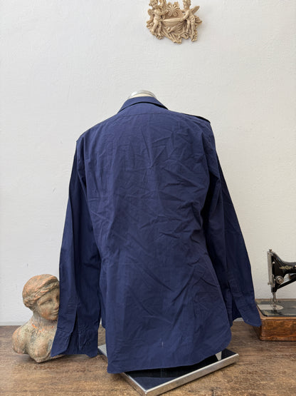 Vintage 80’s Italian Navy Shirt “L”