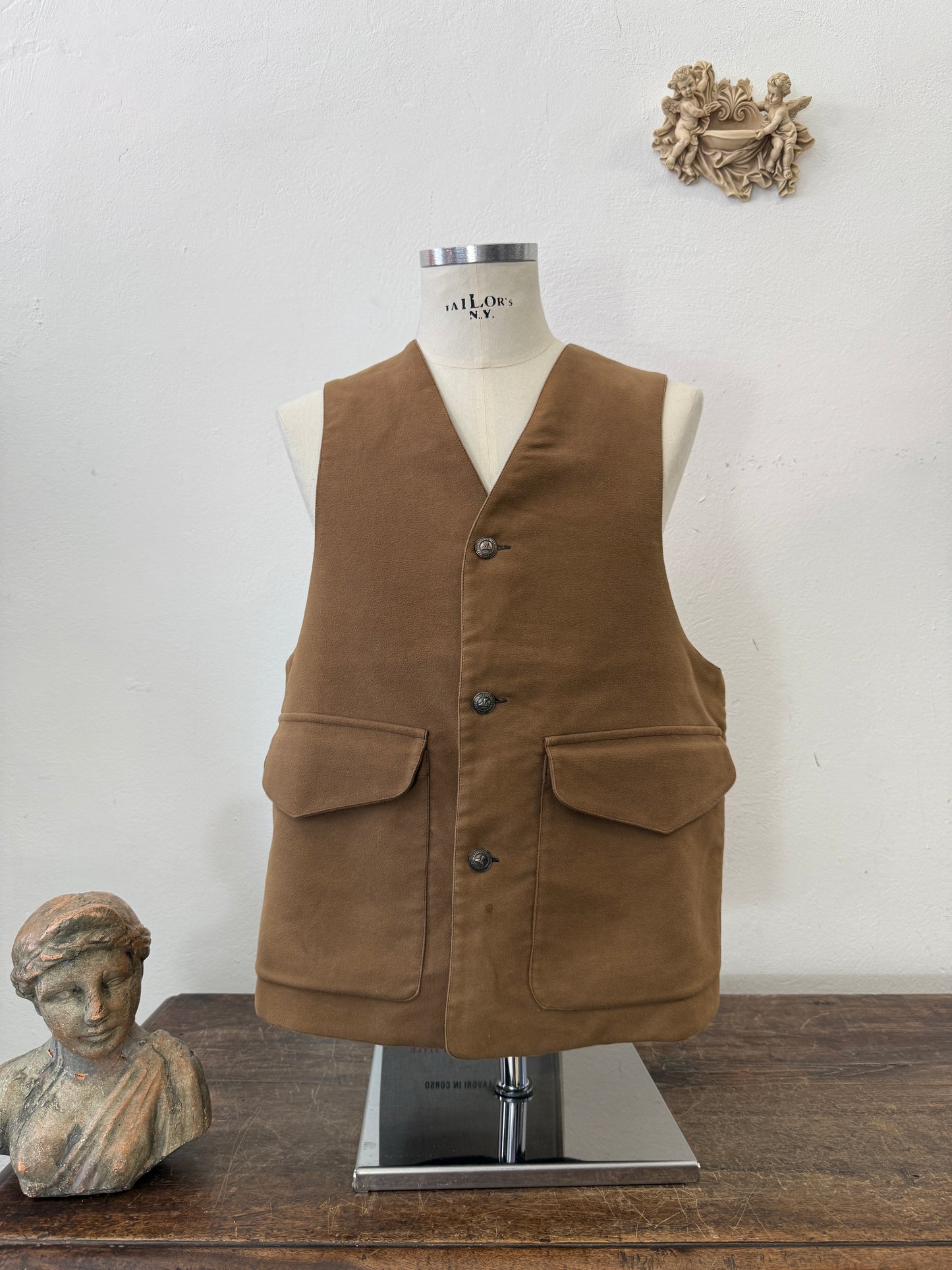 Vintage Reversible Guido Pellegrini Vest “XL”