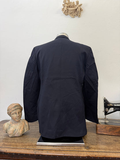 Vintage Italian Navy Double Breasted Jacket “M/L”
