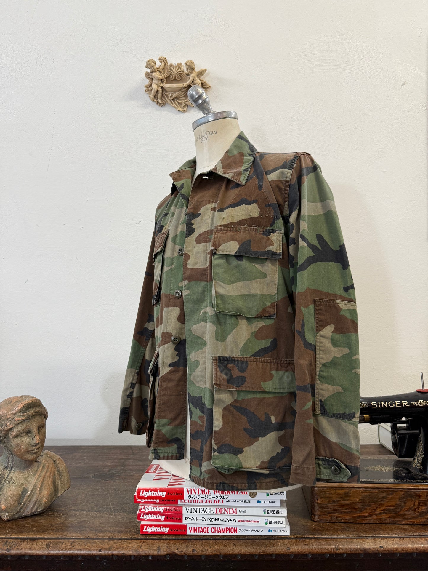 Vintage Woodland Jacket Us Army “M”