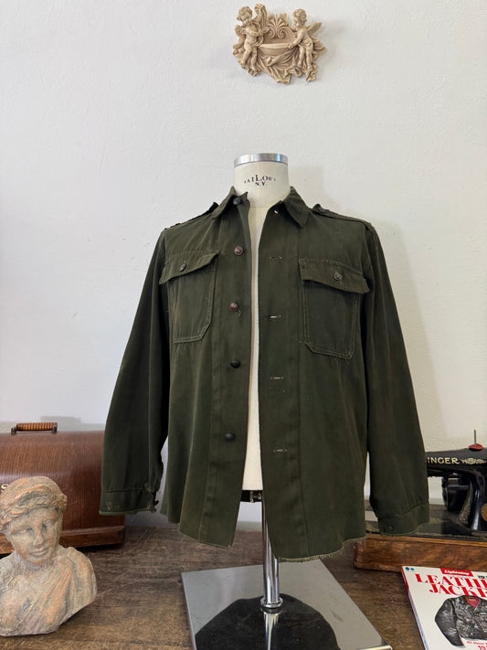 Vintage 80’s Faded Hungarian Army Shirt “S”