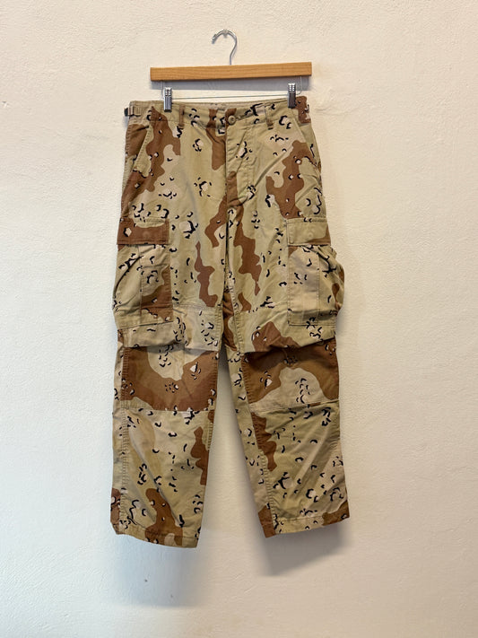 Vintage Desert Chocolate Cargo Pants Us Army “W31”