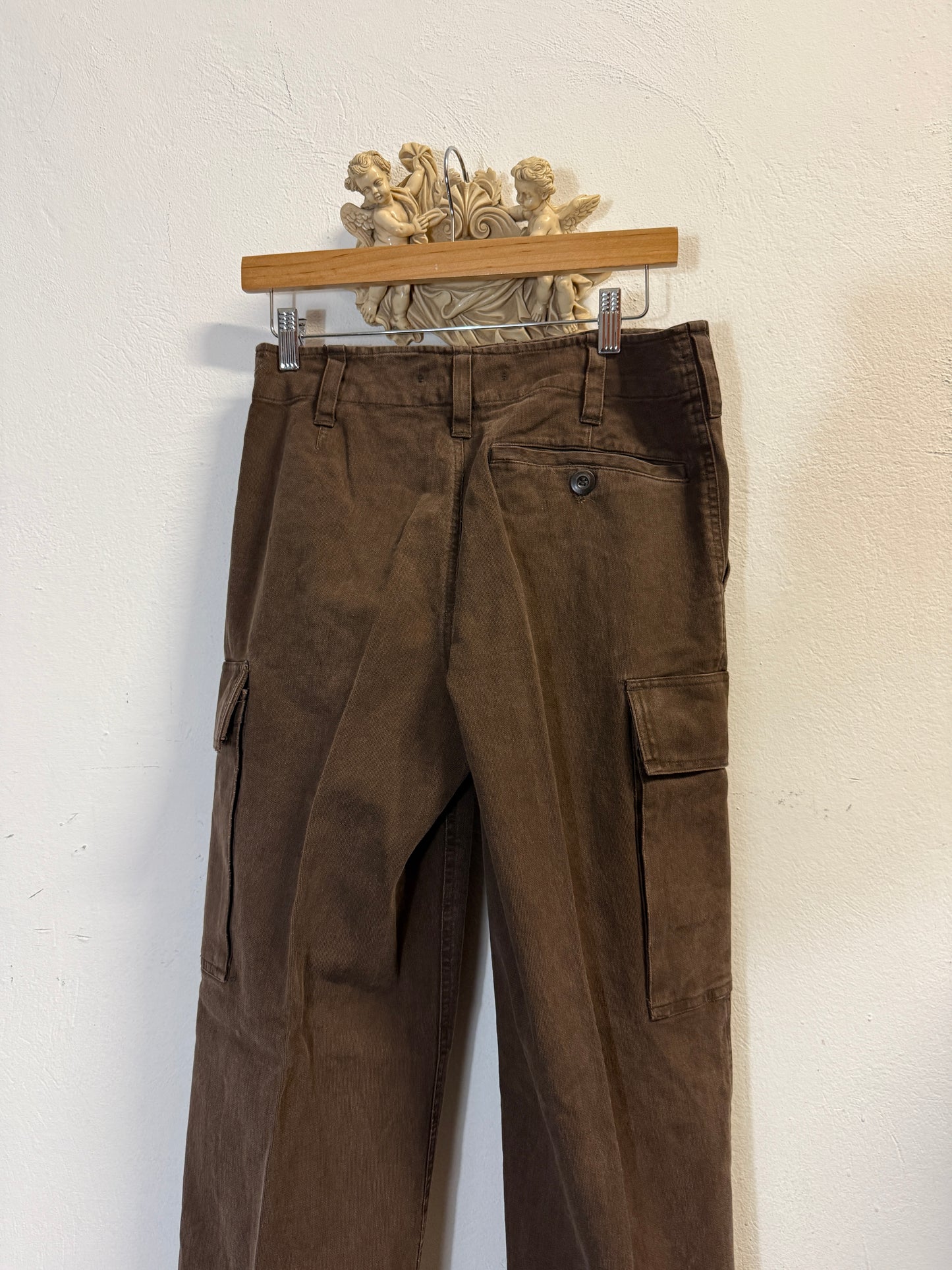 Vintage 80’s German Army Moleskin Cargo Pants “W29”