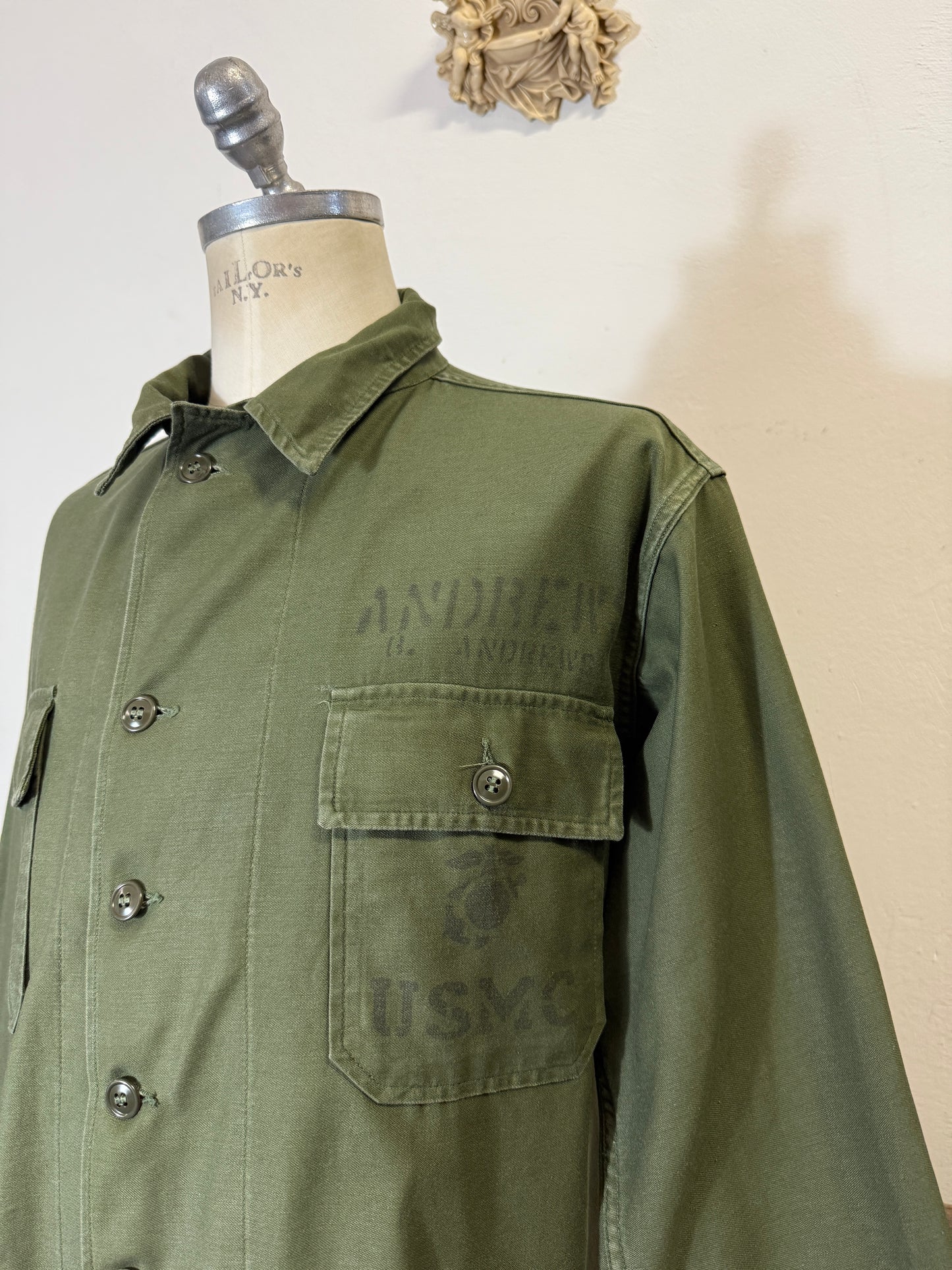 Vintage Og 107 Vietnam War First Pattern USMC “L/XL”