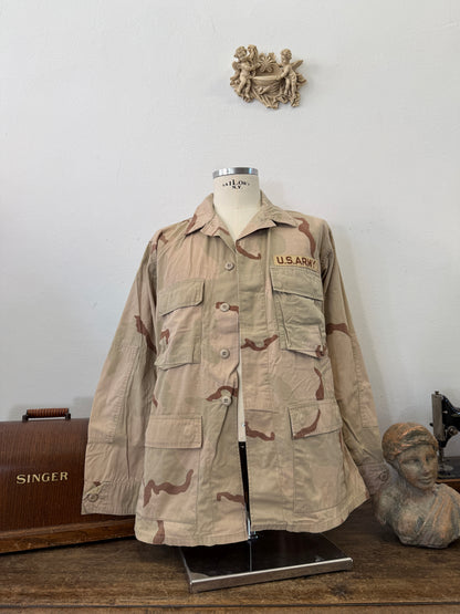 Vintage BDU Camo Jacket Ripstop US Army – L