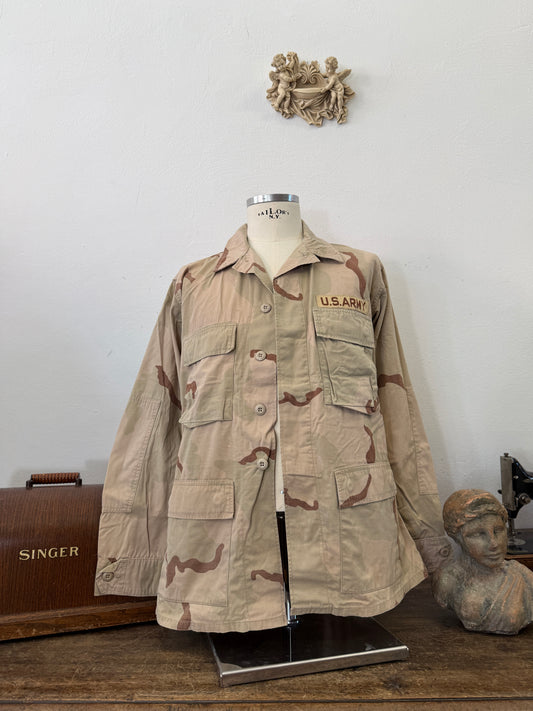 Vintage BDU Camo Jacket Ripstop US Army – L