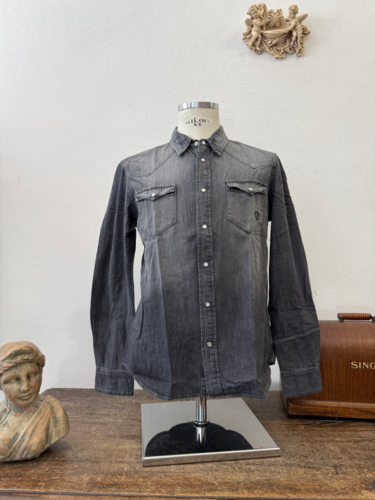 Western “Jeckerson” Denim Shirt - S, M, L, XL, XXL