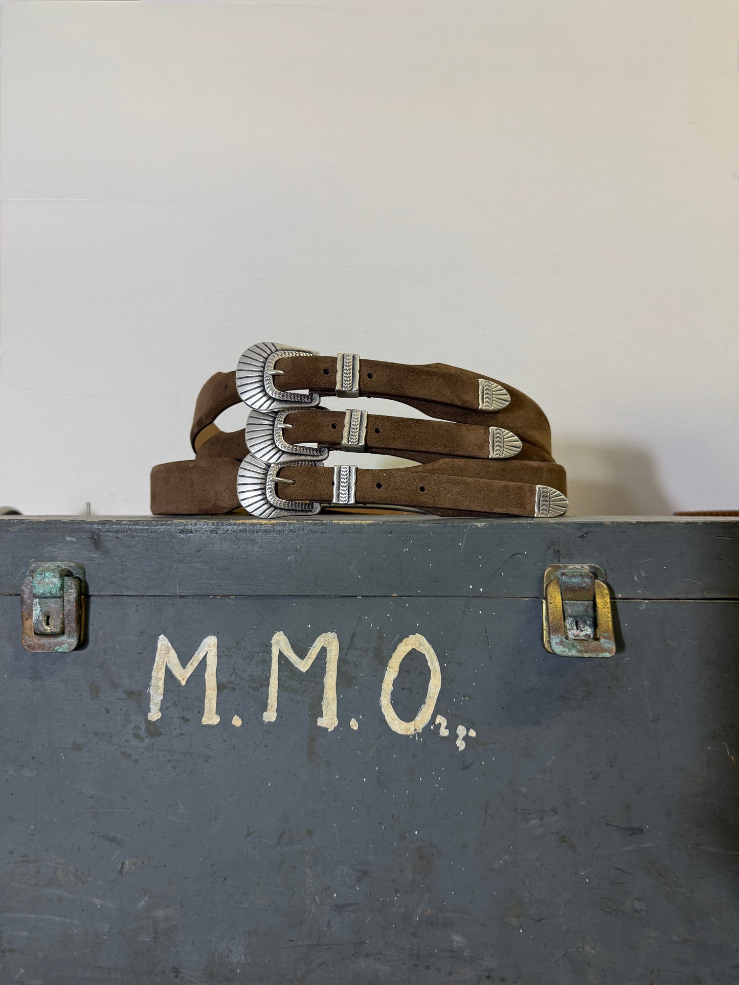 Western Suede Belt - Mancini 1979 x Mister Archive®