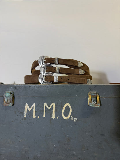 Western Suede Belt - Mancini 1979 x Mister Archive®